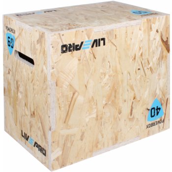 Livepro CrossFit Plyo box 3v1 WOODEN