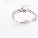 Zlatý zásnubní prsten se zirkonem 292 – Sleviste.cz