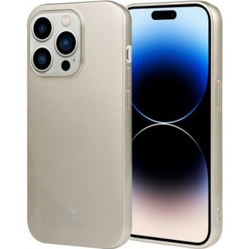 Pouzdro Goospery lesklé z měkkého plastu iPhone 14 Pro Max - zlaté