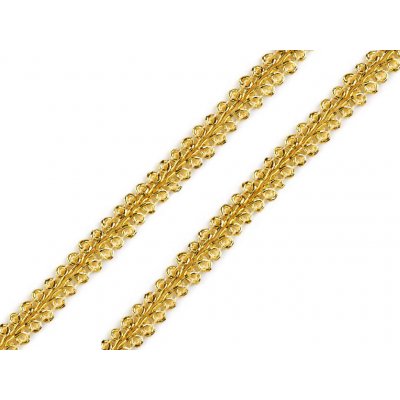 Leonský prýmek Varianta: 2 zlatá, Balení: 13.5 m – Zboží Dáma