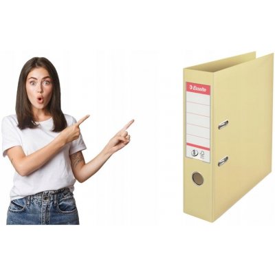 Esselte Standard pákový pořadač A4 7,5 cm krémový – Zboží Živě
