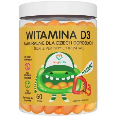 MyVita Vitamín D3 60 gumových bonbónů – Hledejceny.cz