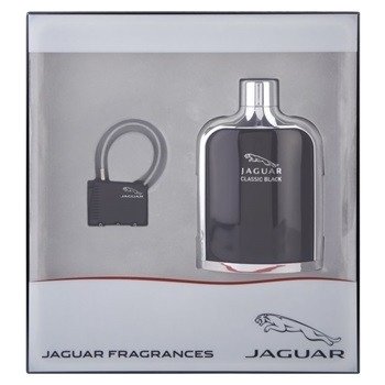 Jaguar Classic Black EDT 100 ml + cestovní zámek dárková sada