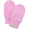 Kojenecká rukavice Esito Kojenecké rukavice žebrované Color Pink
