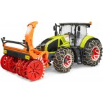 Bruder 3017 Traktor Claas Axion 950 set se sněžnou frézou a řetězy plast 1:16 – Zbozi.Blesk.cz