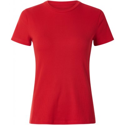 Esmara dámské vroubkované triko červená – Hledejceny.cz