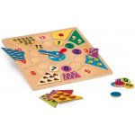 Small Foot Vkládací výukové puzzle nauč se hodiny – Zboží Dáma