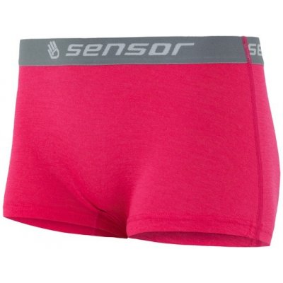 Sensor Kalhotky dámské MERINO ACTIVE s nohavičkou magenta