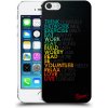 Pouzdro a kryt na mobilní telefon Pouzdro Picasee silikonové Apple iPhone 5/5S/SE - Motto life čiré
