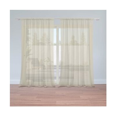 Sablio Záclony Písková: 2ks 150x250cm – Hledejceny.cz