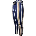 Dámské bambusové kalhoty modro-zlaté 8822-1 – Zboží Dáma