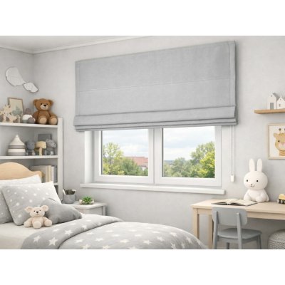Zebra-shop římská roleta OP2960 Světle ŠEDÁ 160 x 180 CM vpravo – Hledejceny.cz