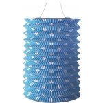 Anděl Lampion válec - modrý s puntíky - 15 x 22 x 15 cm - 9263 – Zboží Mobilmania