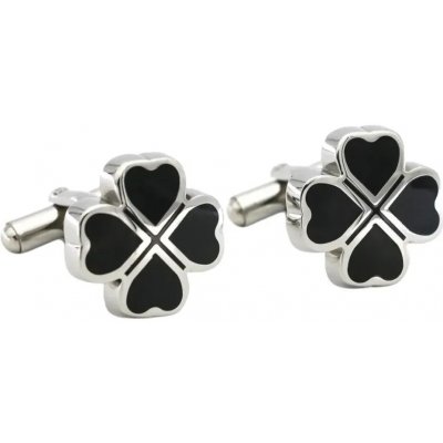 Gaira manžetové knoflíčky Čtyřlístky 32218 – Zboží Dáma