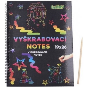 Wiky Vyškrabovací notes 6 listů