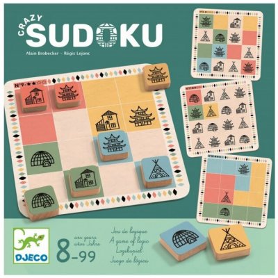 Chytré sudoku s dřevěnými kameny DJECO – Hledejceny.cz