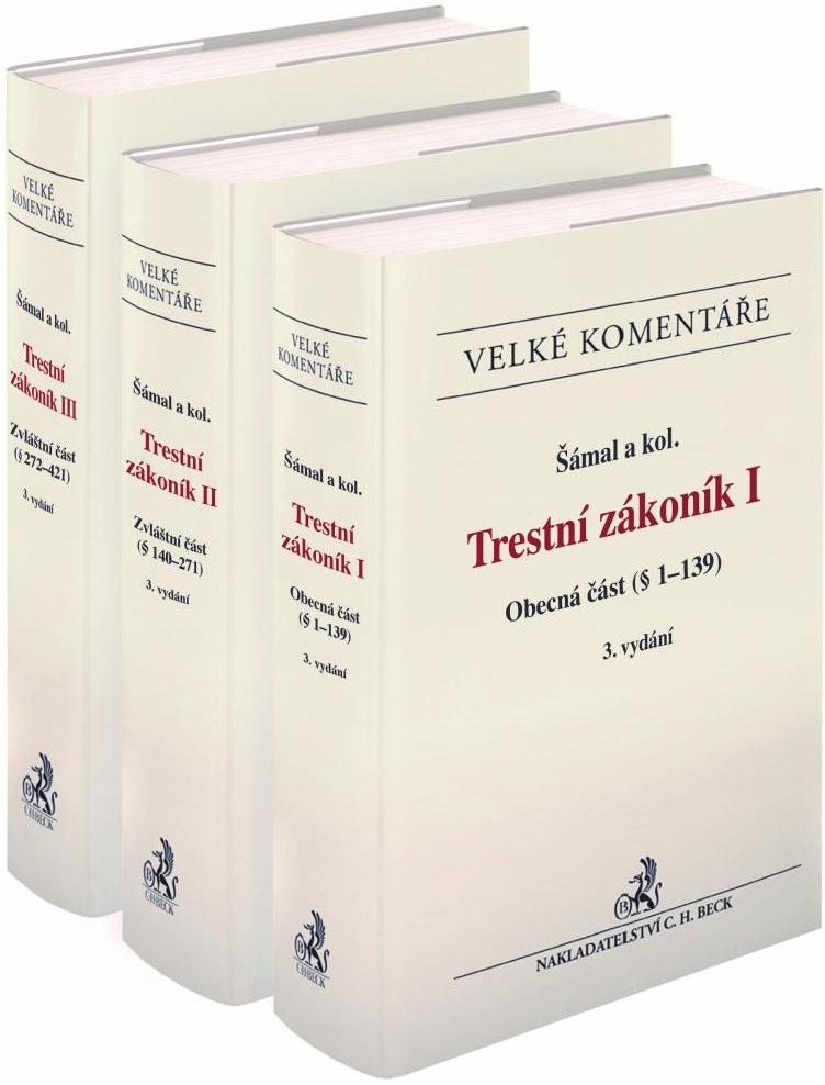 Trestní zákoník. Komentář - 3 svazky - Pavel Šámal