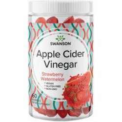 Swanson Apple Cider Vinegar Jahoda Meloun 60 ks gummies