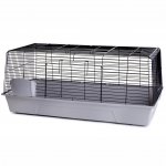 JK ANIMALS klec králík Black šedá 120 x 59 x 52 cm – Zboží Dáma