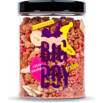 Big Boy Proteinová granola s bílou čokoládou by kamilasikl 360 g – Zbozi.Blesk.cz