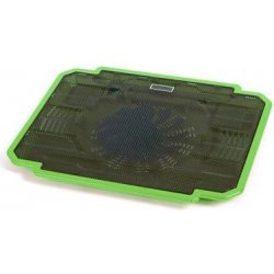 Podstavec pod notebook OMEGA ICE BOX, 14cm větrák, zelený