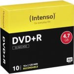 Intenso DVD+R 4,7GB 16x, slimbox, 10ks (4111652) – Zbozi.Blesk.cz