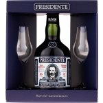 Presidente Marti 19y 40% 0,7 l (dárkové balení 2 sklenice)
