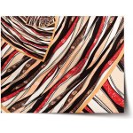 Sablio Plakát Pruhovaný motiv - 90x60 cm – Zbozi.Blesk.cz