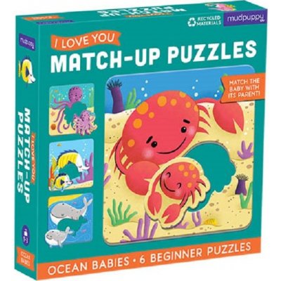 Mudpuppy Match-Up Mláďata z oceánu 12 dílků – Hledejceny.cz