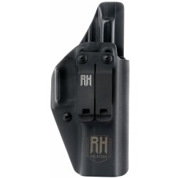 RH Holsters IWB Sharky Glock 17 34 19 26 vnitřní s plným SweatGuardem černá