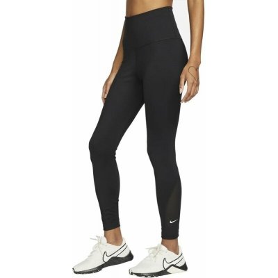 Nike Dri-Fit One Womens High-Waisted 7/8 Leggings Black/White – Zbozi.Blesk.cz