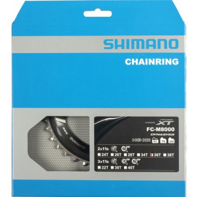 Převodník 36z Shimano XT FC-M8000 2x11 4 díry – Zboží Mobilmania