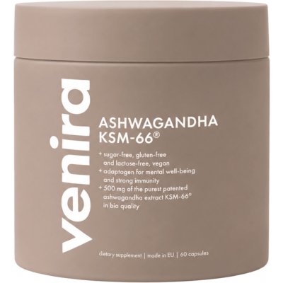 Venira ashwagandha KSM-66 60 kapslí – Hledejceny.cz