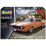 REVELL Plastic ModelKit auto 07727 69 Chevy Camaro 1:12 – Zboží Dáma
