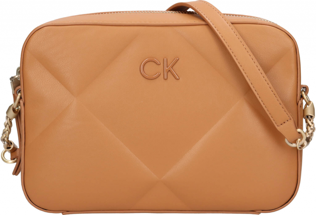 Calvin Klein dámská crossbody kabelka Quina hnědá