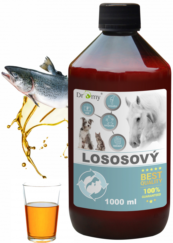 Dromy Lososový olej Premium 1000 ml