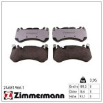 Sada brzdových destiček, kotoučová brzda ZIMMERMANN 24681.966.1
