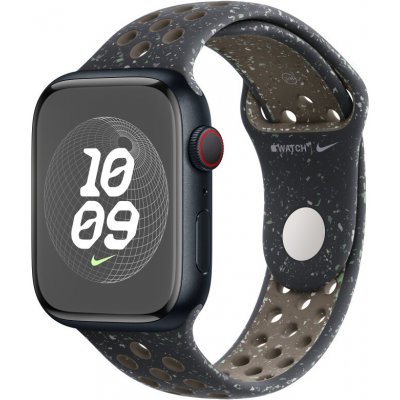 Apple Watch 45mm midnight sky sportovní řemínek Nike - M/L MUV53ZM/A – Zboží Živě