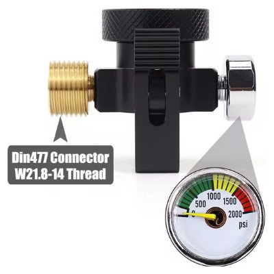 Sodastream ventil Quick Connect s manometrem W21.8-14 – Zboží Mobilmania