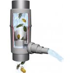 Sběrač dešťové vody Profi s filtrem, šedá – Zboží Mobilmania