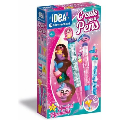 Clementoni IDEA Vytvoř si originální pero Magical Mermaids – Zboží Mobilmania