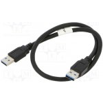 Lanberg CA-USBA-30CU-0005-BK USB-A M / M 3.0, 0.5m, černý – Zboží Živě