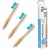 Zubní kartáček Humble Brush Zubní kartáček Medium a vyměnitelné hlavice Modrý 1 + 2 ks
