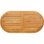 Omaxi 862488 Deska stolu Hnědá 110 x 55 x 2 cm masivní akáciové dřevo – Zboží Dáma