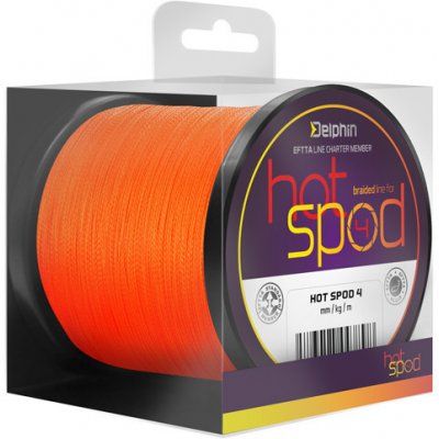 Delphin šňůra HotSPOD 4 300m 0,14mm Oranžová – Sleviste.cz