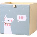 Dream Creations Látkový box alpaka šedý 33 x 33 x 33 cm – Zboží Mobilmania
