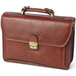 Pánská kožená aktovka KAT31007-BR hnědá – Zboží Dáma