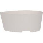 Rento Vědro tvar kapky na nohy 8,5 l biokompozit bílé – Zboží Dáma