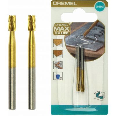 Dremel 194DM řezbářská fréza na dřevo válcová 3,2mm 2ks 26150194DM – HobbyKompas.cz