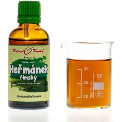 Bylinné kapky Heřmánek římský tinktura 50 ml – Hledejceny.cz